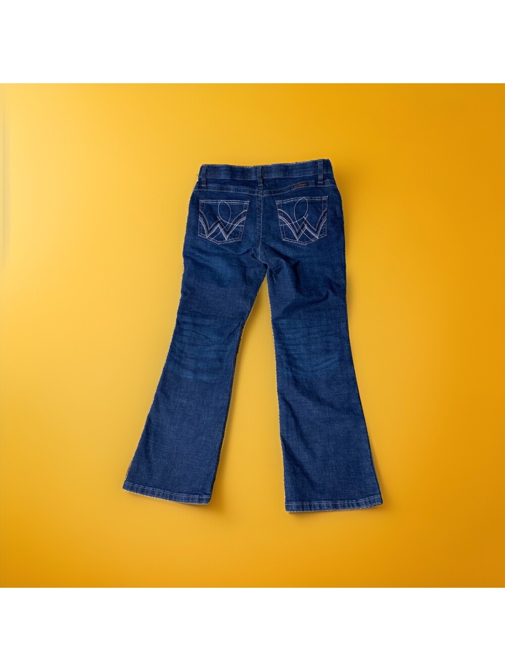 Wrangler Q-Baby Ultimate Riding Jeans Womens 13/30 Medium Wash Bootcut Western